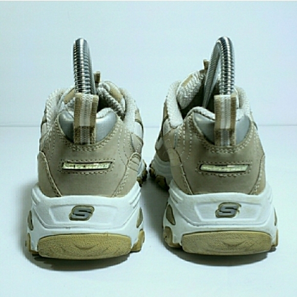 Skechers D'Lites Leather Running Shoes Sneakers - Picture 5 of 7